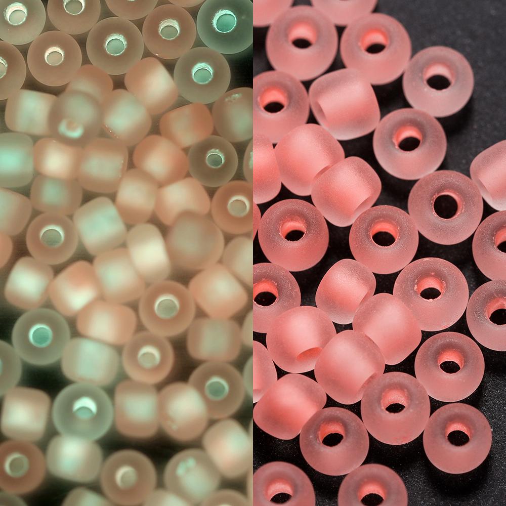 600pcs 3mm Luminous Glass Seed Beads Glow In The Dark Loose Spacer Beads for DIY Jewellery Marking Necklace Bracelet Accessories