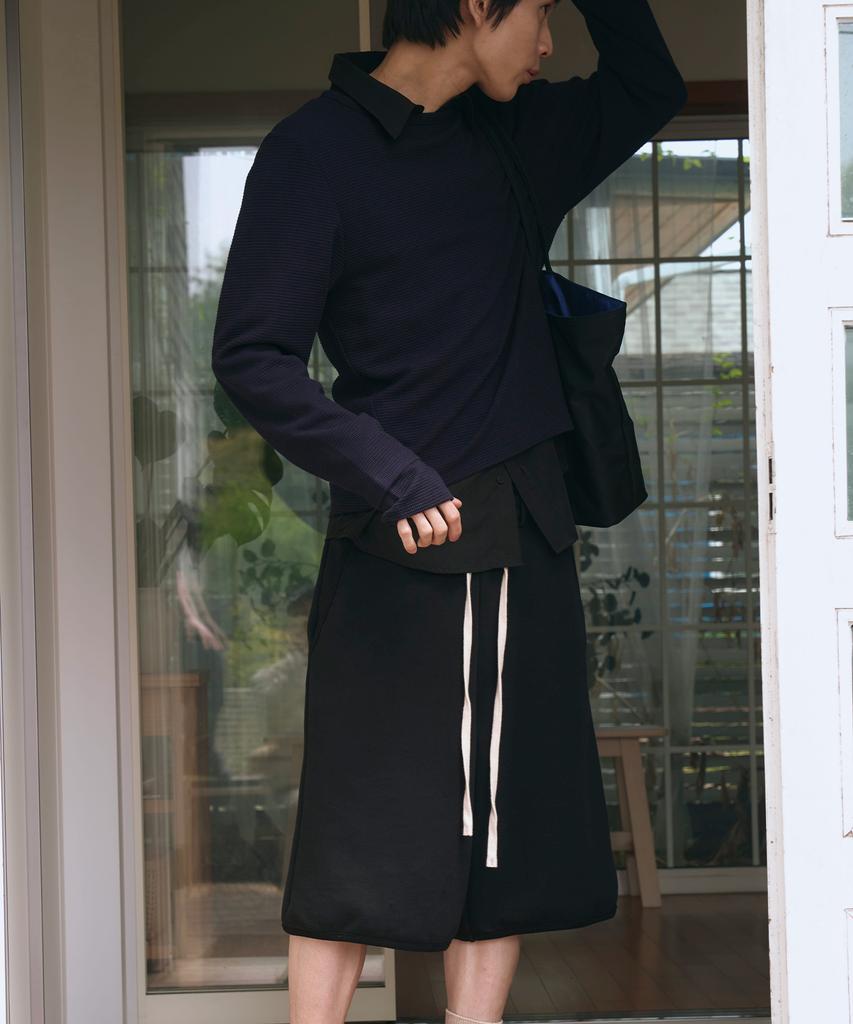 Uallong Cotton Bermuda Easy Shorts - Black