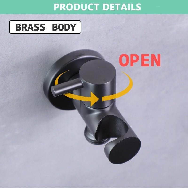 Household Bidet Sprayer Set Stainless Steel Sprayer Matt Black Gold Toilet Partner Brass Cold Valve Metal Grey Gloss Chrome