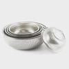 Xisencu Thickened Stainless Steel Colander with Handles and Feet