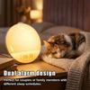 Sunrise Simulation Alarm Clock Wake Up Light 7 Natural Sounds 8 Sleep Music FM Radio Dual Alarms Snooze Colorful RGB Ambient Light