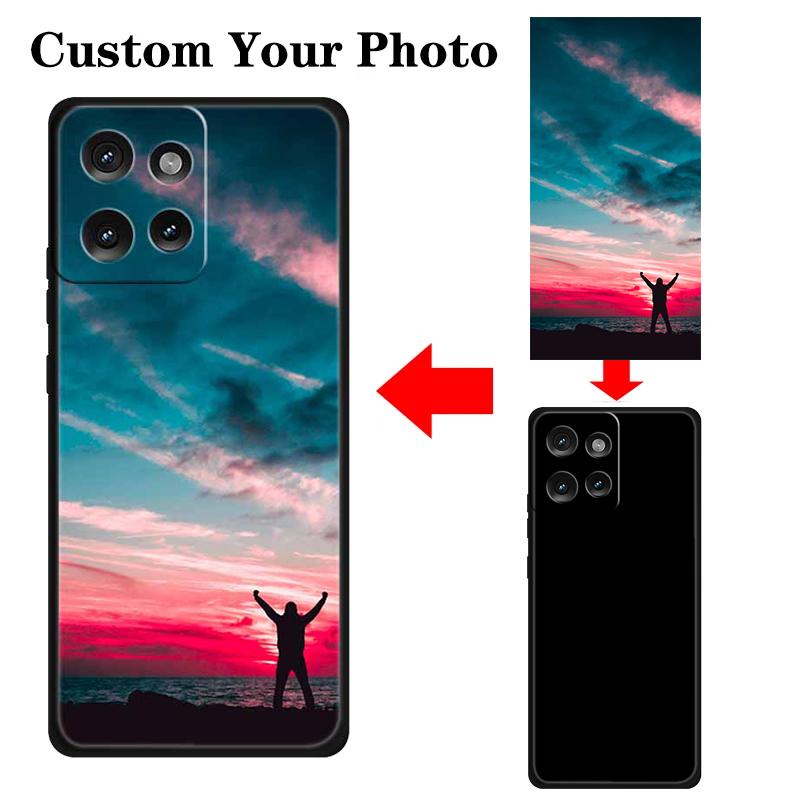 Customized DIY Cover For Moto Edge 50 30 Fusion Pro 60 Stylus 60S 30 Ultra 40 Neo Moto S50 Neo X50 Ultra Silicone TPU Phone Case