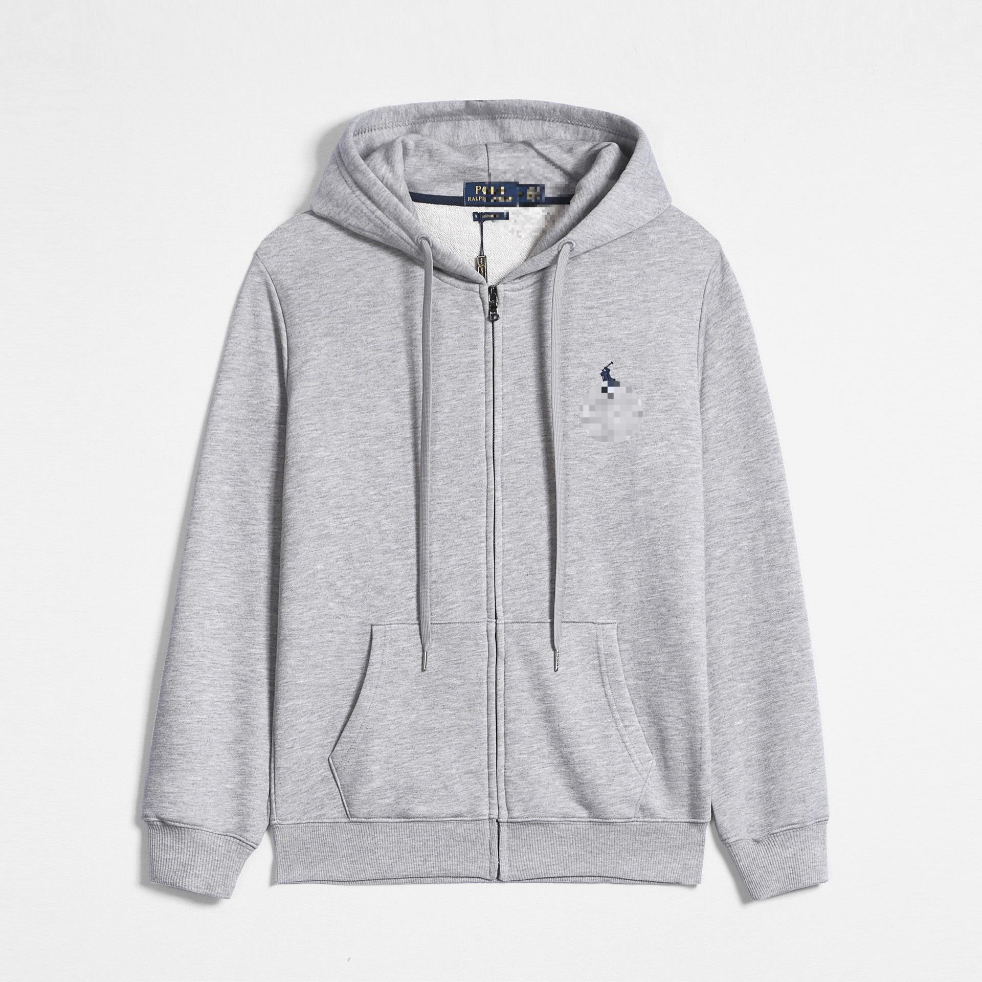 Wish Today RL Heren Plus Size Hooded Vest: Dun, Effen Kleur, Pony Borduurwerk, Rits Sweatshirt voor Lente & Herfst Medium
