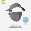 Gudeng Women's Ice Silk Sunscreen Mask: Breathable, UV-Protection, Summer Blush Face Mask with Eye Corner Protection (XKZ42)