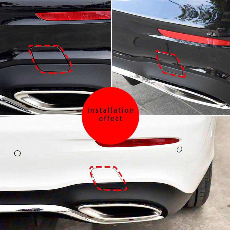 For  Mercedes Benz E-Class W213 Sport Rear Bumper Towing Hook Cover Trailer Cover 2138855705 -