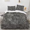 Marble King Queen Duvet Cover Cool Black White Texture Pattern Bedding Set Teens Adults 2 3pcs Polyester Quilt Cover