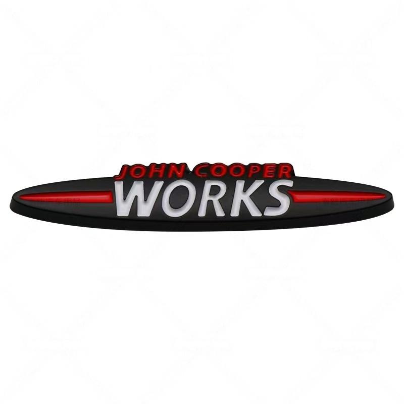 Pegatinas Emblema de Metal JCW John Cooper Works Calcomanía para Guardabarros Lateral Trasero Maletero de Coche Pegatina