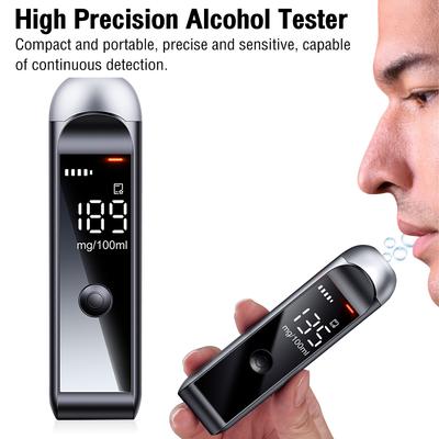 2025 NIEUWE Automatische alcoholtester Professionele ademalcoholtester Oplaadbare blaastester Alcoholtesttools