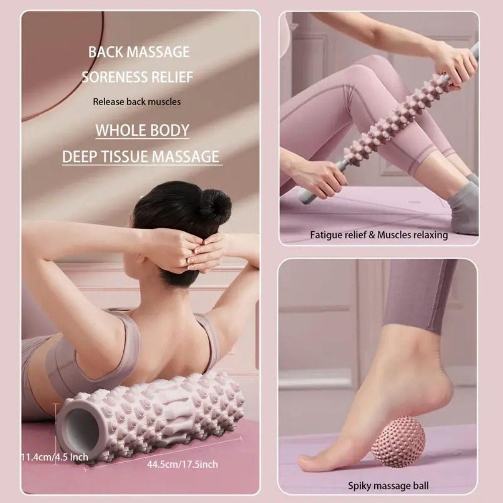 Abdomen Shaping Ball Roller Massager Rub Belly Muscle Roller Stick Foam Roller  Relax Your Muscles