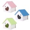 Trendy Hamster Wooden Nest Sleeping  House Home Luxury Cage Pet Diy Hideout Hut Toy Sports Climbing Frame Small Animal Supplies