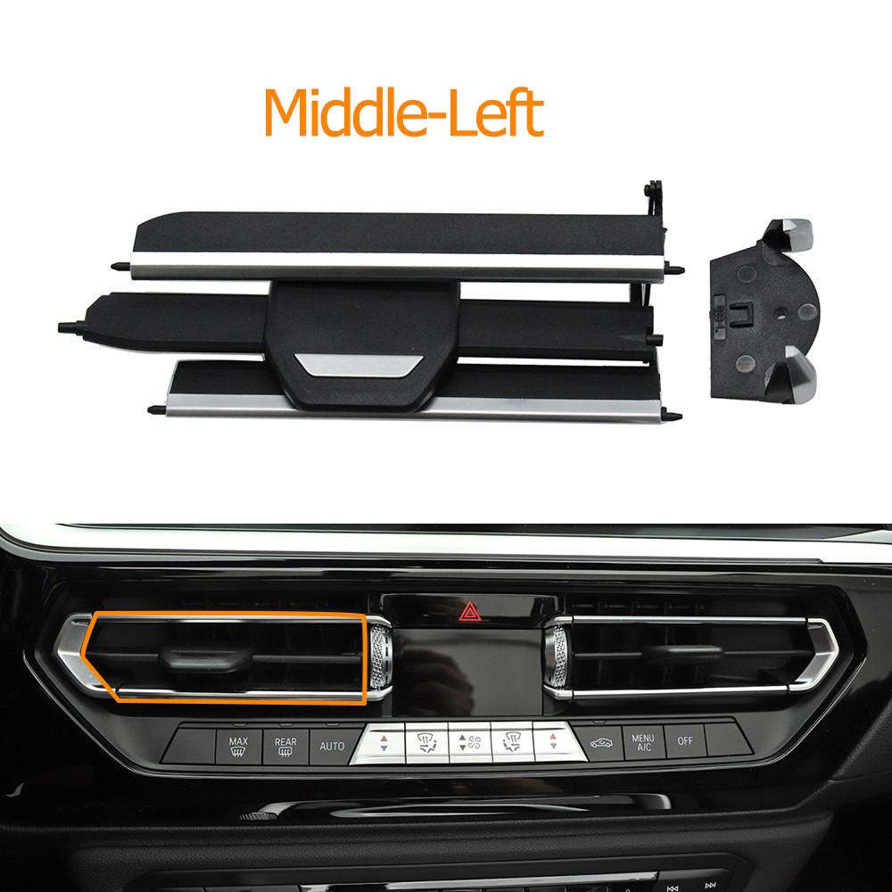 Car Dashboard Middle Air Conditioner AC Vent Outlet Grill Repair Kit For BMW 1 2 3 4 Z4 X3 X4 Series F40 F44 G20 G26 G29 G01 G02
