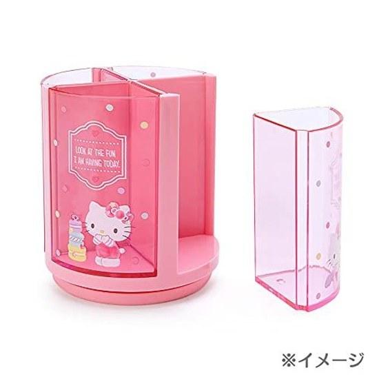 Sanrio Pen Stand Blue Sax Plastic Cinnamoroll 360-Degree Rotating Holder Cosmetics Makeup Brushes Tulle Pet Character 213161