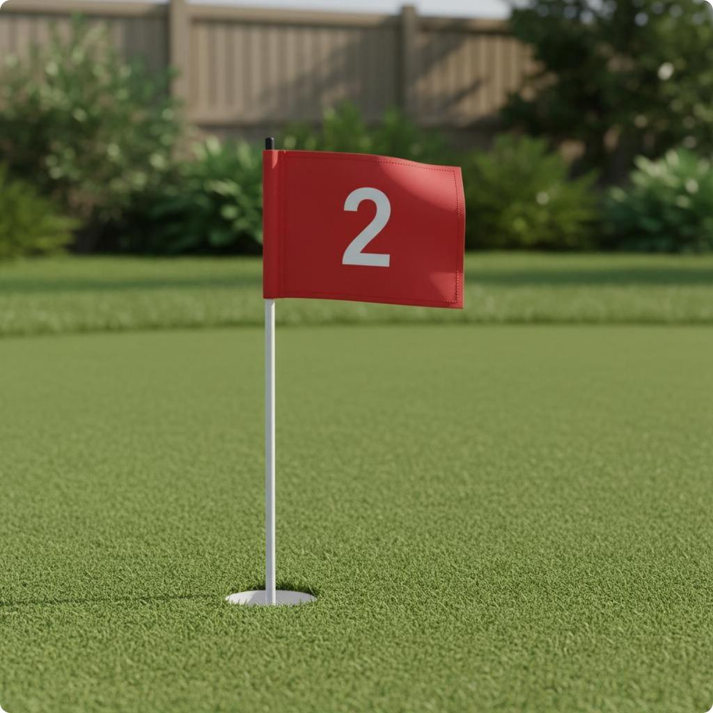 Golf Flag Pole Detachable Training Marker Practice Green