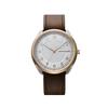 MASTER WORKS Quattro 003 MW06SRS-ECDBO8 Men's Watch, Made In Japan, Quartz Movement, 39mm, Leather Strap