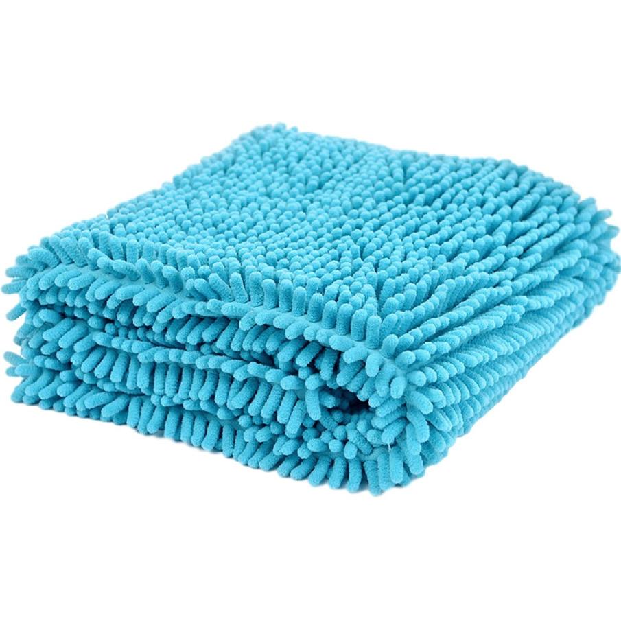 Dog Towel - Microfiber Super Shammy with Hand Pockets, Ultra Absorbent Quick Dry Pet Bath Towels for Small, Medium, Large Dogs and Cats (Large, 31''