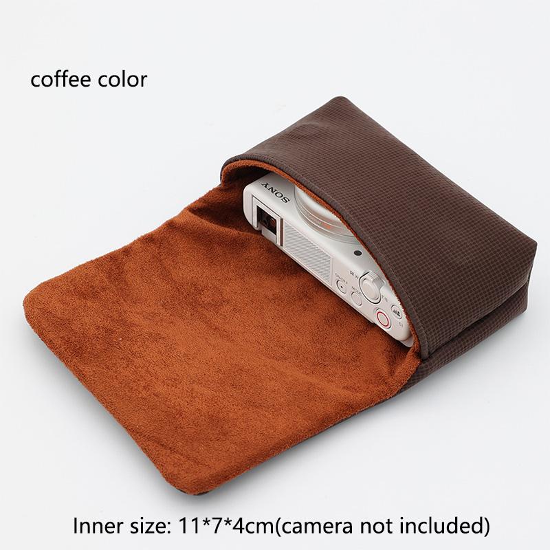 Camera Storage Bag Portable Camera Bag Case Storage Pouch for Sony ZV1 ZVE10 LX10 RX100 Body for Canon G7X III Olympus TG4 TG5