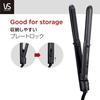 Vidal Sassoon Basis Glätteisen, Negative Ionen, International Kompatibel, 4 Temperatureinstellungen, 15mm Platte, Schwarz, VSI-1022/KJ