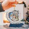 Creative Angel Wings Acrylic Car Hang Decoration Fun Cartoon Style For Vehicles
