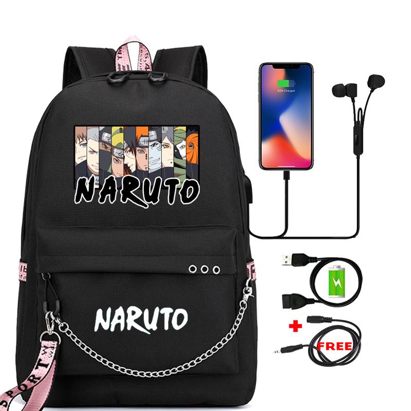 Anime Bookbag Teenage Backpack Unisex School Bag for Boy Girl Cartoon Printing Laptop Bagpack Back To School