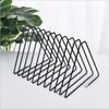 Retractable Triangular Metal Bookends Manufacturers Wholesale Simple Iron Bookends Bookends Bookstore Creative Display Bookends Shelves