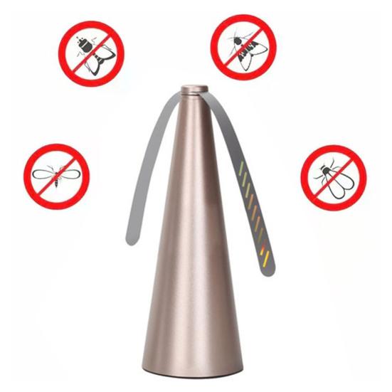 Fly Repellent Fan with Reflective Strip Outdoor Camping Fishing Picnic Indoor Desktop