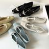 Square Head Pearl T-buckle with Low Heel Mary Jane Women's Shoes with Skirt, Light Mouth Temperament Gentle Single Shoes