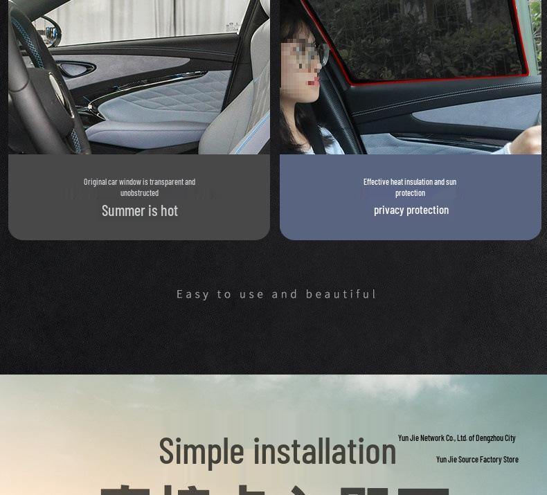 Cloud Realm Sunshade: Heat Insulation Screen for 22-25 Seal EV Front Windshield & Side Windows, Privacy for Car Interiors.