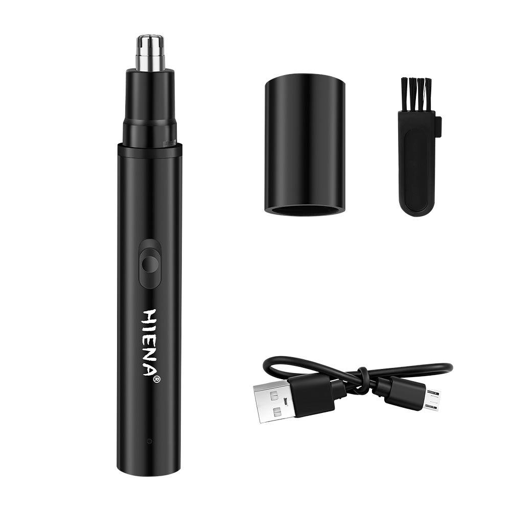 Rechargeable Electric Nose Hair Trimmer for Men & Women - Precision Shaver & Cleaning Tool