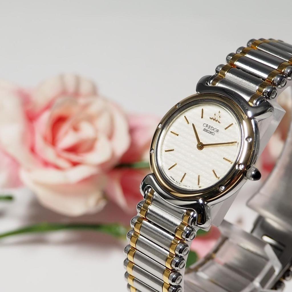 [USED] Credor Seiko K18 Bezel Women's Watch 811