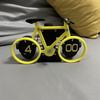 Vintage   Desk Clock Bike Shape Retro Mechanical Battery Powered Gear Operated Timer Reminder Table Clock for  