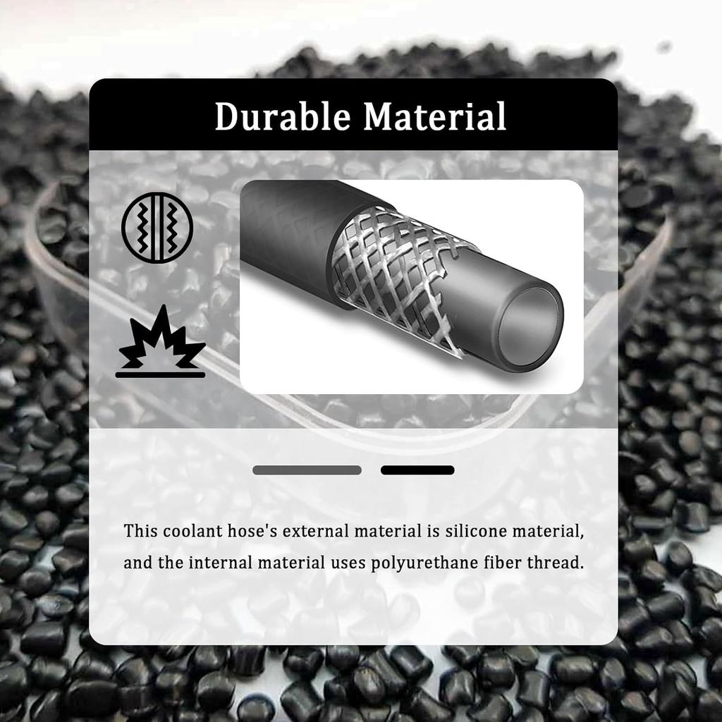 5Ft ID 3/4 Heater Hose,Silicone Radiator Hose With 650PSI Rupture Pressure For Water/Gas Transportation,Professional Car Accessories Coolant Hoses