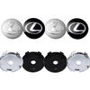 4Pc 56/60mm Logo Hub Caps Car Wheel Center Cover For Lexus CT200h NX300h RX300 RX330 F Sport IS RX NX ES LS GS UX LX LC RC GC GX