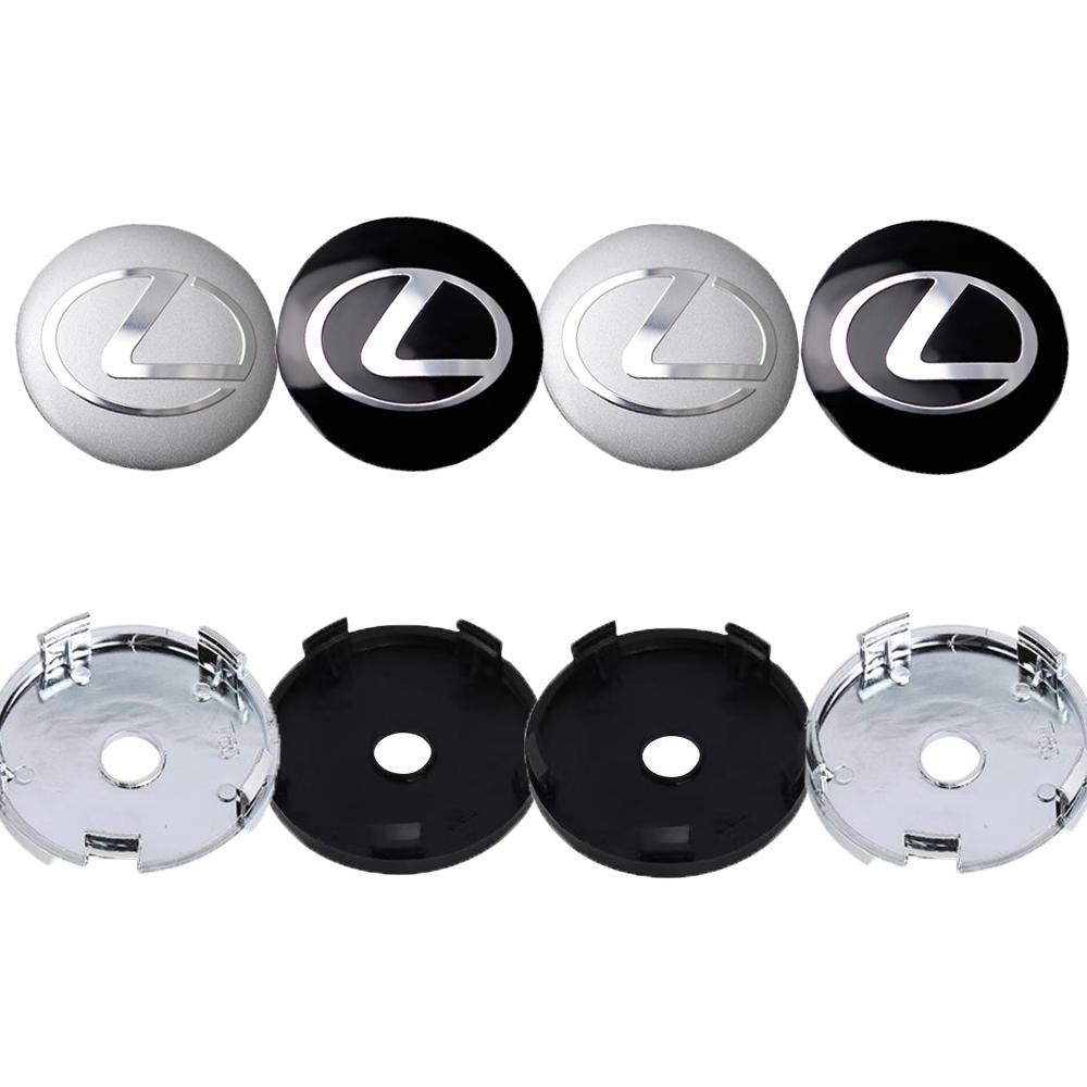 4Pc 56/60mm Logo Hub Caps Car Wheel Center Cover For Lexus CT200h NX300h RX300 RX330 F Sport IS RX NX ES LS GS UX LX LC RC GC GX