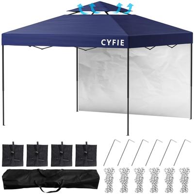 CYFIE Tarp 3m X Height Adjustable In 3 Side Seat UV Tarp Highly Water Easy To Convenient To Storage Case Included Tent, 3m, Levels, Included,