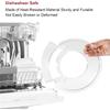 Osłona przeciwbryzgowa do miksera z podnoszoną głowicą - Osłona z wyjmowanym lejkiem, kompatybilna z mikserami planetarnymi KitchenAid z misą 5,5-7 litrów