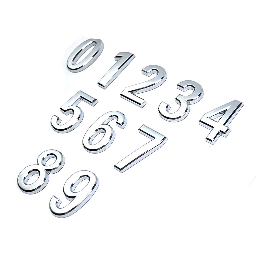 5CM 0-9 Znak Numer tablicy Cyfry Naklejka Adres drzwi Hotel House Nowoczesny numer