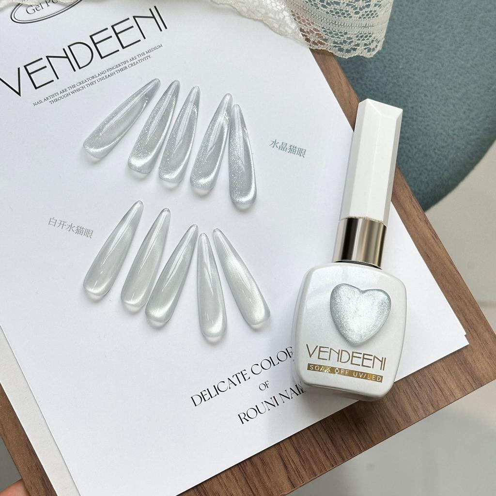 Cat's Eye Manicure Porcelain White Cat'S Eye Changeable Silver Cat'S Eye Glue Nail Art Shop Set Glue Nail Polish Glue