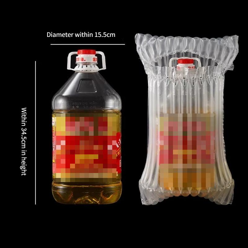 Borsa ad Aria Colonnare Sacchetti Imballaggio Ammortizzanti Vino Rosso Anti Caduta Colonna a Bolle Miele Airbag Gonfiabile per Imballaggio Lattine di Latte in Polvere Cuscino d'Aria Anti Caduta