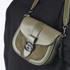 New COACH Georgie Leather Saddle Bag, Bacchus Bag, Shoulder Bag, Crossbody Bag, Shoulder Bag Small Women's Olive Green C2805-QBDB7