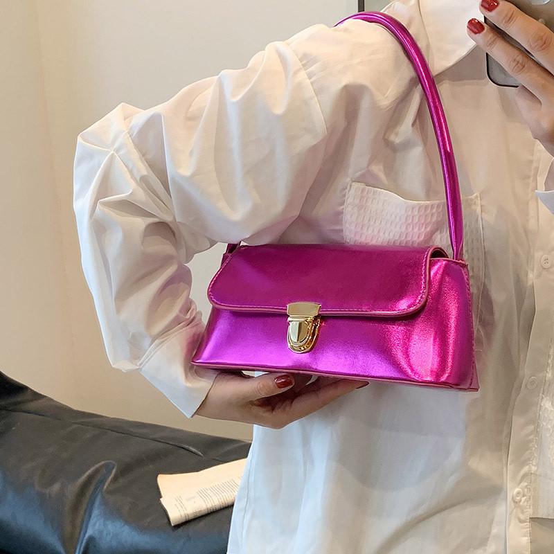 2023 Summer New Fashion Simple Shoulder Bag Retro Casual Small Square Bag Women's Trendy Armpit Bag