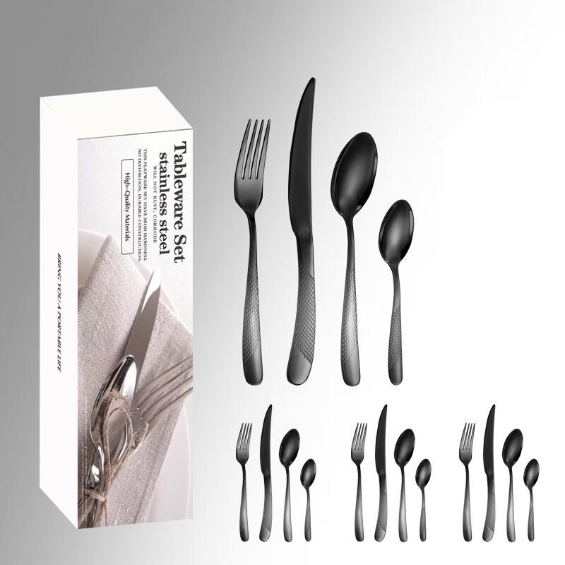 ZISIZ Star Diamond Stainless Steel Cutlery Set