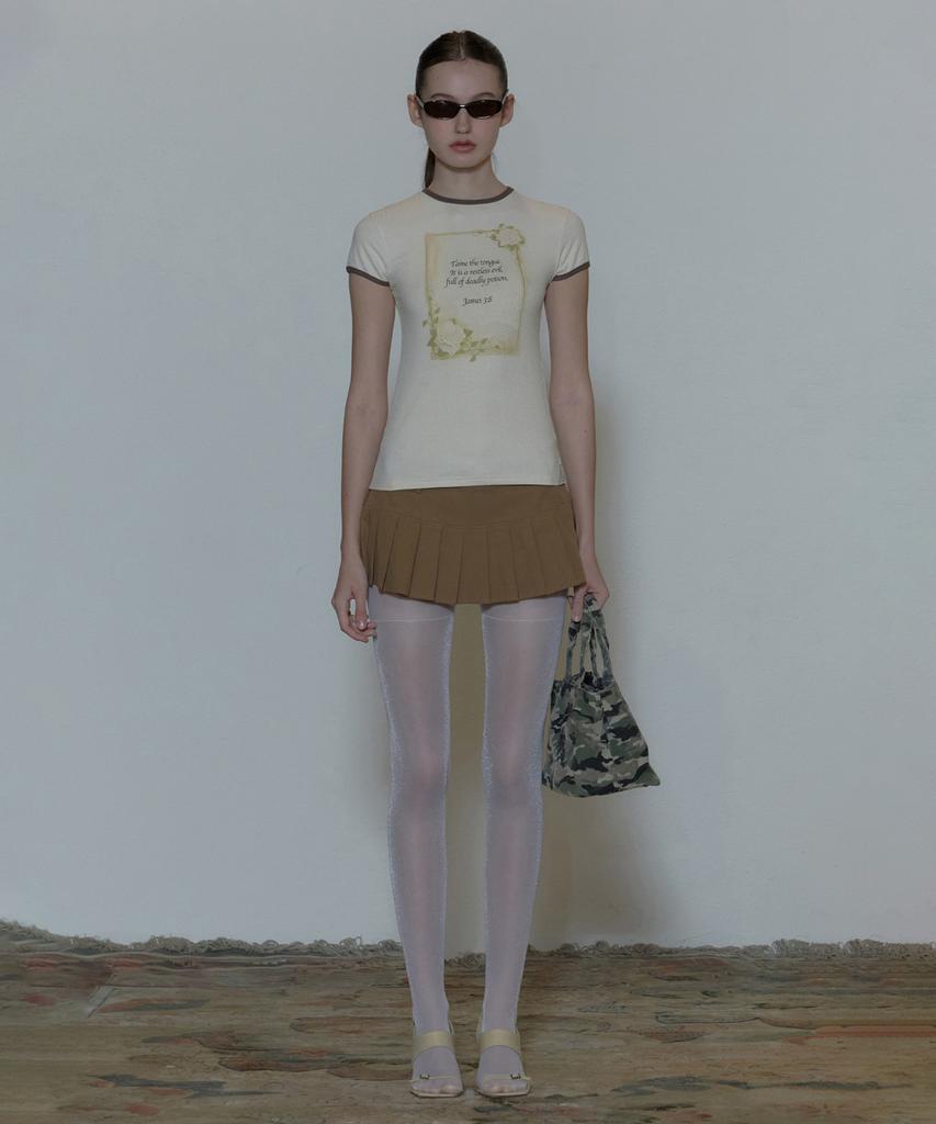 SCULPTOR Rose Ringer Tee Raw