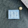 3D Silikon Maniküreform Kirche Europäischer Stil Schloss Kirche Nagelkunstform DIY Nagelkunst Dekoration Transparente Nagelschablonen