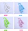 Portable Plastic Multi-Layer Hook Organizer Space-Saving Closet Hanger Rack for Accessories Storage and Hanging Clothes