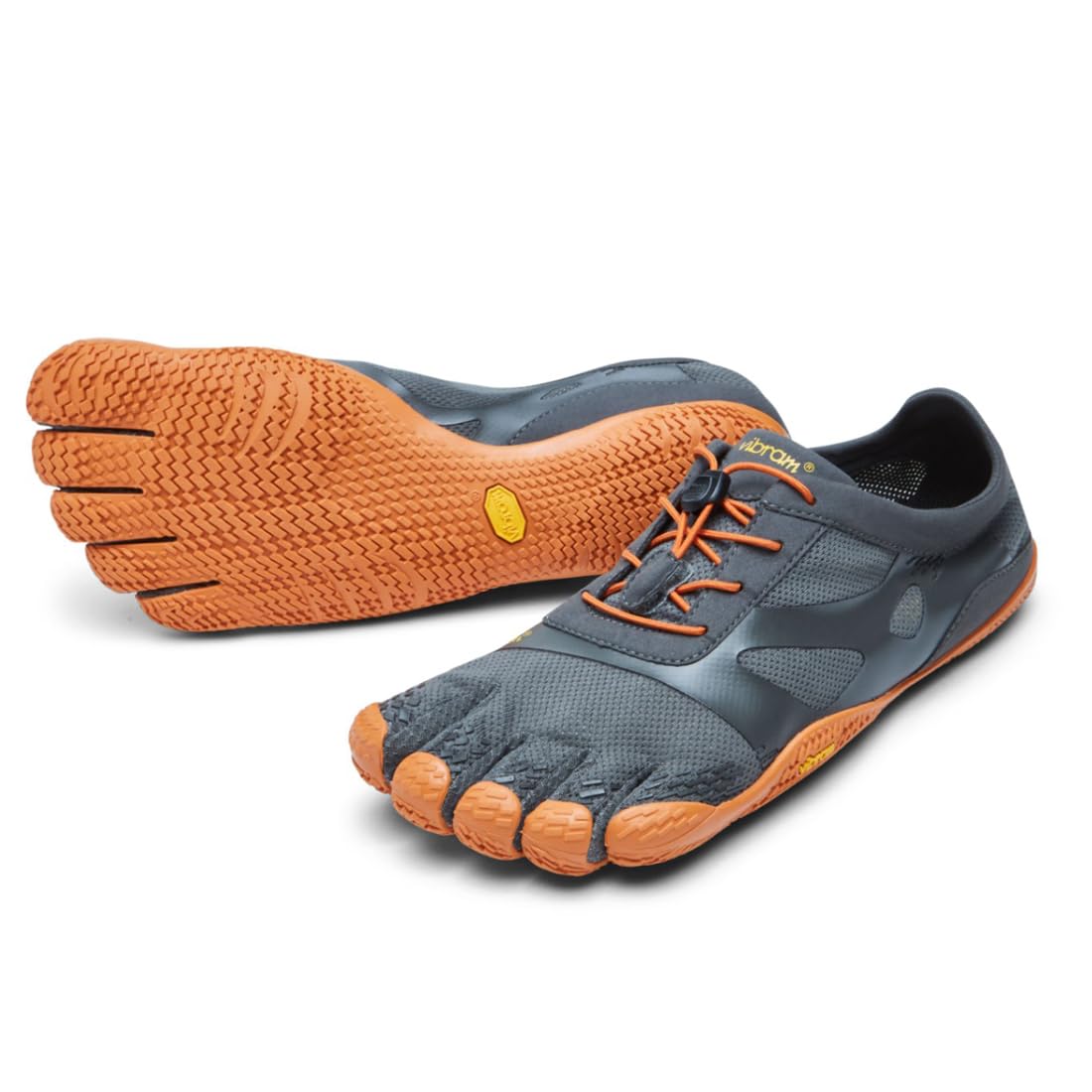 

Обувь Vibram FiveFingers KSO EVO 21M0701 для и Размер EU40 Мужская Серая/Оранжевая Тренажерный зал, Бег, Тренировки, Упражнения, Ультратонкая подошва, (25см) [Использовал]