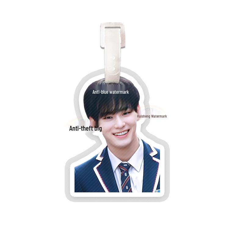 Yao Mingming Luggage Tag Charm Pendant – Douyin Style Backpack Ornament