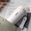 HOOMEY 2025 Ceramic Lined Insulated Travel Mug with Straw
