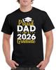 Proud Dad of a 2026 Graduate T-Shirt Graduation Class Father Congrats