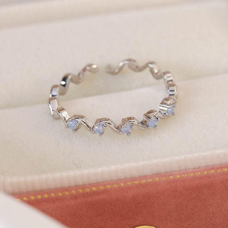 Niche Style Micro Inlaid Zircon Stylish Hand Jewelry Geometry