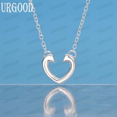 925 sterlingo sidabro pakabukas, karoliai, madingi vestuviniai papuošalai